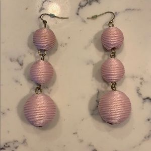 BaubleBar Jewelry - Pink BaubleBar Ball Drop Earrings BaubleBar Jewelry - Pink BaubleBar Ball Drop Earrings